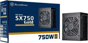 SilverStone Technology SX750 Gold 80 Plus Gold 750W SFX Fully Modular Power Supply SX750-G