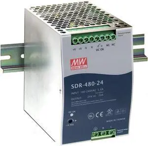 MW Mean Well SDR-480-48 48V 10A DIN Rail Power Supplies