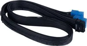 SilverStone Technology PP14-PCIE Dual PCIe 8 pin (PSU) to 12+4 pin (GPU) 12VHPWR PCIe Gen5 Cable for Silverstone 2nd Gen PSUs, SST-PP14-PCIE