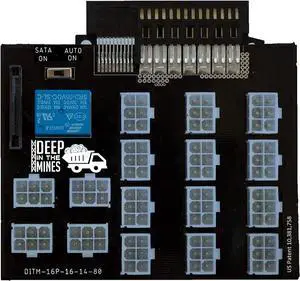 Deep In The Mines Breakout Board for 800w 1400w 1600w 733428-101 720620-B21 830272-B21 720478-B21 for GPU Mining