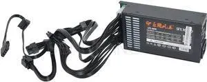 Lemincrash Full Modular 1U Mini Flex ATX PSU PC Power Supply 600W for K39 A4 S3 G5 ITX Mini Case Game Desktop 90-264V ENP-7660B