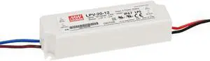 LED Driver 20W 15V 1.33A LPV-20-15 Meanwell AC-DC SMPS LPV-20 Series MEAN WELL C.V Power Supply
