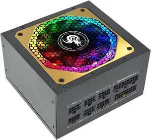 Lemincrash ATX 850W Full Modular 80Plus Gold Certified RGB 12V PC Power Supply Professional E-Sports Video Game Computer Power Supply