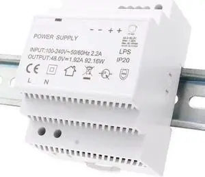 Brainboxes 96W Single Output Industrial DIN Power Supply