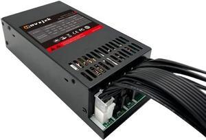 Flex ATX 1U 500 Watt Power Supply with Fixed Cables, 80 Plus Gold Power Supply (500W)