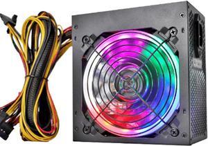 400W Power Supply for Computer, Stable Power, Temperature Control with Cooling System, Safety Protection, Quiet and Powerful Fan, Sturdy and Durable