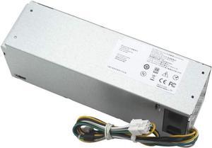 Mackertop 240W H240ES-02 Power Supply Replacement for Dell Optiplex 3046 3050 5050 7050 Mini Tower L240ES-00 HU240AS-02 H240NM-00 H240NM-02 HU240AS-00 P/N: J61WF DK87P F484X DW3M7 HT04K