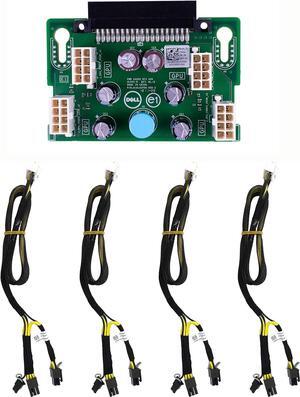 New GPU Power Supply Expansion Board & 4X Cables Compatible with Dell Poweredge T630 T640 Server X7C1K DRXPD