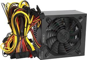 1800W-2400W Mining Power Supply Supports 8 GPU Mining Rig, 95% Conversion Efficiency PC Mining Power Supply ETH Rig Ethereum Miner Black 2400W