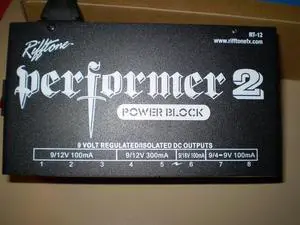 Rifftone RT-12 Performer 2 Power Supply Fully Isolated and Regulated New and Nice !