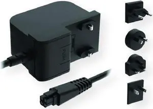 Teltonika PR3PUPS3 Universal Power Supply; 9W; 100-240 VAC Input; 50/60 Hz; 9 VDC Output; 9W; Lifetime up to 30000 Hours; Exchangeable Connector Plugs Include EU, US, UK, and AU, Black