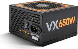 Nox Uranus VX 650W Bronze Edition 650W ATX Black Orange Drive - Power Supply (650W, 200-240, 47-63, Active, 120W, 600W)