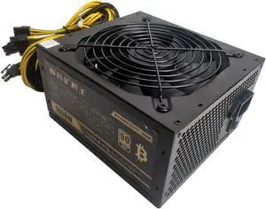 SAAWEE 1800W 2000W Bitcoin Mining PSU PC Power Supply Computer Mining Rig 8 GPU ATX Ethereum Coin 12v 6pin Power Supply