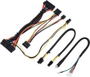 Computer Power Supply Module,Professional 300W Power Supply Module,24Pin to 20Pin Cable,DC Input Cable, AUX Cable,Full Protection PC Power Supply Suitable for MiniITX and 1U Case