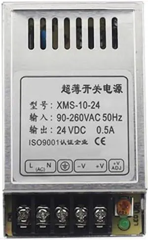 Ultra-Thin Switching Power Supply XMS-10-24 Single Output Small Volume Power Supply 24V0.5A