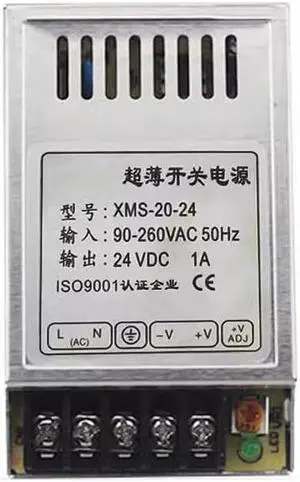 Ultra-Thin Switching Power Supply XMS-20-24 Single Output Small Size Power Supply 24VDC 1A