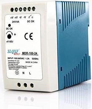 Industrial Mini AC/DC Din Rail Power Supply Switch MDR-10W 20W 40W 60W 100W Single Output Switching 12V 24V Source (Input Voltage : 110/220V±15%, Output Voltage : 12V)