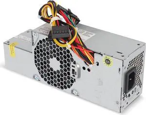 235W PC Power Supply, Quiet Cooling Fan Fully Modular Power Supply, Long Service Chassis Power Supply for DELL OptiPlex 760 780 960 980 SFF AC 100 to 240V