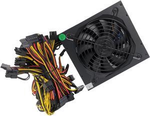 SOLUSTRE Power Supply Desktop Computers Bench Power Supply PC Power Supply Quiet Power Supply Desktop Computer Power Supply Quiet PC Power Supply Graphics Card Mute Copper Core Black