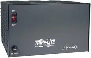 Tripp Lite PR40 DC Power Supply 40A 120V AC Input to 13.8 DC Output TAA GSA