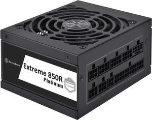 SilverStone Technology Extreme 850R Platinum Cybenetics Platinum 850W SFX12V 4.0 (ATX 3.0) & PCIe 5.0 SFX Power Supply, SST-EX850R-PM