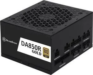 SilverStone Technology DA850R Gold 850W 80 Plus Gold ATX 3.0 & PCIe 5.0 Modular Power Supply, SST-DA850R-GM