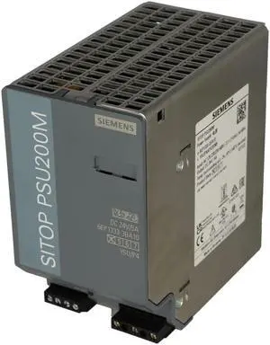 SITOP PSU200M 5 A Stabilized Power Supply Input: 120/230-500 V AC Output: 24 V DC/5 A; 1- and 2-Phase, DC 24 V