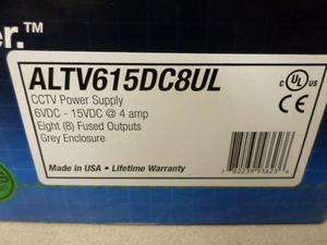Altronix Proprietary Power Supply ALTV615DC8UL