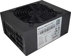 BitcoinMerch.com - 1600W 110V - 220V US Mining Modular Power Supply for G2 Antminer S9 L3++ RTX 3080 3090