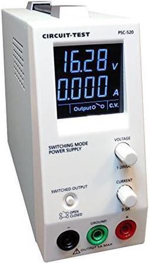 Switching Power Supply 20VDC/5.0A - Single Output (PSC-520)