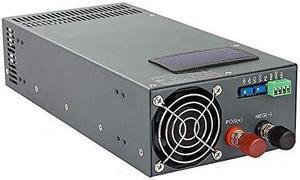 1500W AC-DC Converter Digital Display Current Voltage Adjustable Switch Regulated Power Supply DC 0-24V 0-62.5A for Computer Project, LED Strip Lights, 3D Printer