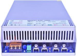 RSP-3000 Switching Power Supply with Active PFC function Power 3000W 0~48V 24V 150V 300V 500V 110-240VAC to DC Power Supply for Industrial quipment (DC 220V, AC200V~245V (3000W), 2500W~3000W)