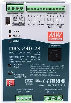 Mean Well DRS-240-36 36V Guide Power Supply DRS-240