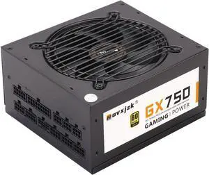 750 Watt ATX Fully Modular Power Supply 80+ Gold ATX 3.0 & PCIE 5.0 Ready Fully Modular 120mm Silent FDB Fan  ATX PSU5 Year WarBlack