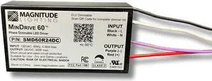 Magnitude - MinDrive 24V 60W Mini Constant Voltage LED Driver - SMD60R24DC (24V 60W)