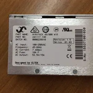 PSU for Eltek Switching Power Supply MINIPACK 48/800 WI MINIPACK 48/800 WIR 241117.130