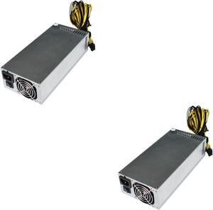 2pcs Miner Power Supply Desktop Computer Power Supply Quiet Power Supply Silent Power Source Mining Computer Power Adapter Computer Part Computer Power Source Silent Power Supply