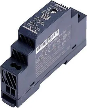 (12PACK) Mean Well HDR Switch Mode DIN Rail Power Supply 120 ? 370 V Dc, 85 ? 264 V Ac Input HDR-15 Series 15W (HDR-15-48)