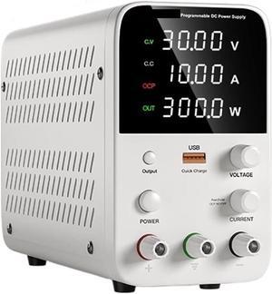 dc Power Supply Laboratory Workbench Power Supply 30V 10A Adjustable DC Power Supply Programmable Memory Function Switching Power Supply (Color : WPS3010B 30V 10A)