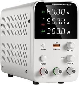 dc Power Supply Laboratory Workbench Power Supply 30V 10A Adjustable DC Power Supply Programmable Memory Function Switching Power Supply (Color : WPS605B 60V 5A)