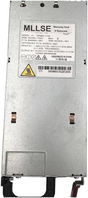 for Sever Power Supply for DL380 G6 G7 HSTNS-PC01 444049-001 437573-B21 451816-001 1225W Work Good