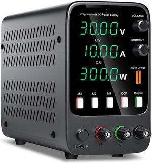 dc Power Supply 30V 10A WPS3010H DC Switching Power Supply 60V 5A programmable Laboratory Power Supply 120V 3A Repair Power Supply (Color : Digits4 APS3010H)