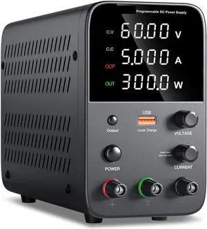 dc Power Supply 30V 10A WPS3010H DC Switching Power Supply 60V 5A programmable Laboratory Power Supply 120V 3A Repair Power Supply (Color : Digits4 WPS605H)