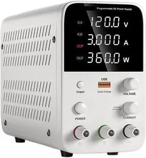 dc Power Supply Adjustable DC Power Supply 30V 10A Lab Power Source Stabilized Switch Power Supply Voltage Regulator 60V 5A for PC (Color : WPS1203B)