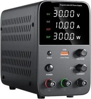 dc Power Supply Adjustable DC Power Supply 30V 10A Lab Power Source Stabilized Switch Power Supply Voltage Regulator 60V 5A for PC (Color : WPS3010H)