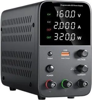 dc Power Supply Adjustable DC Power Supply 30V 10A Lab Power Source Stabilized Switch Power Supply Voltage Regulator 60V 5A for PC (Color : WPS1602H)