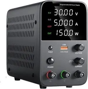 dc Power Supply Adjustable DC Power Supply 30V 10A Lab Power Source Stabilized Switch Power Supply Voltage Regulator 60V 5A for PC (Color : WPS305H)