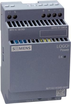 6EP3322-6SB00-0AY0 12V/4.5A Stabilized Power Supply 6EP33226SB000AY0 New in Box with Warranty