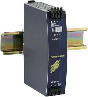 Switching Power Supply DIN-Rail Power Supply QS3.241, 24V DC, 3.4A Output, 82W, Single Phase, QS3.241