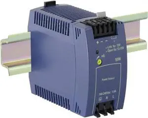 Switching Power Supply DIN-Rail Power Supply ML50.102, 15V DC, 4.2A Output, 50W, Single Phase, ML50.102